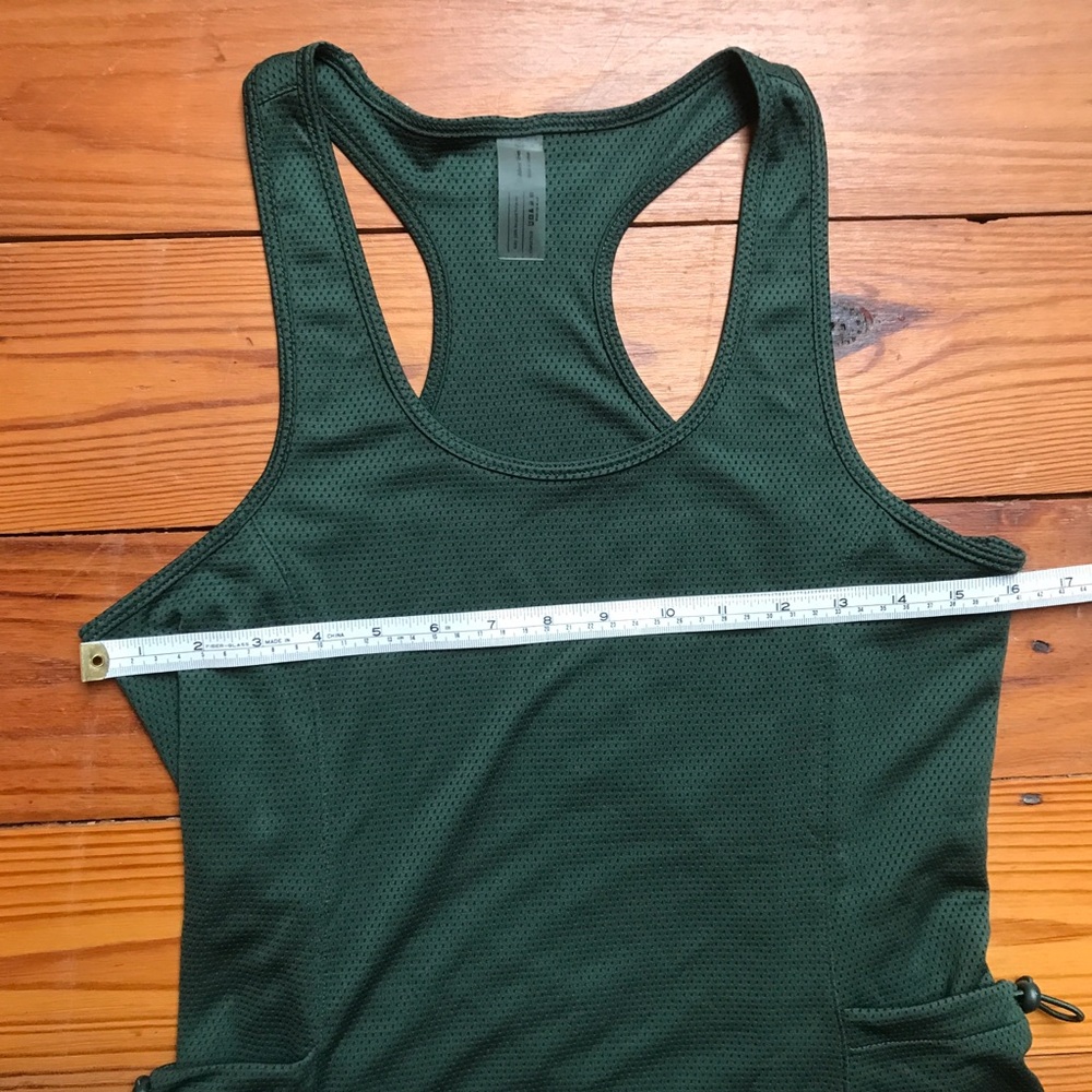 Outdoor Voices Green Mesh Racerback Sporty Dress, EUC, S - Picture 7 of 11